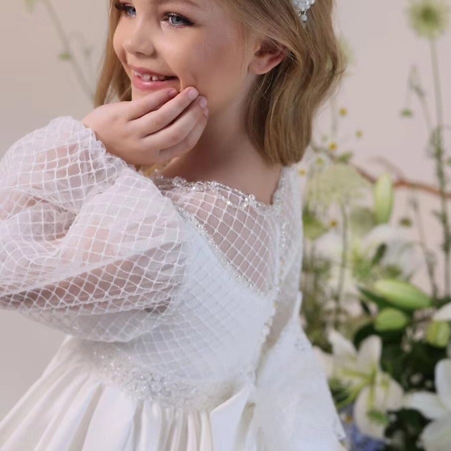 Ball gown dlouhé po podlahu šaty pro družičky Quinceanera Elsa Frozen dívčí roztomilé plesové šaty tyl s řaseným královským stylem tutu fit 3-16 let 2025 - €108.99 –P4