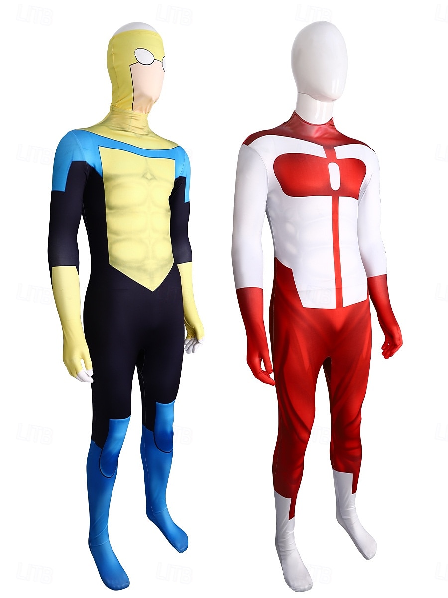 Invinciboy Cosplay Costume de cosplay Combinaison Cosplay for Garçons Enfant Adulte Carnaval Mascarade Événement / Fête Mascarade de 2026 ? $38.99 –P2