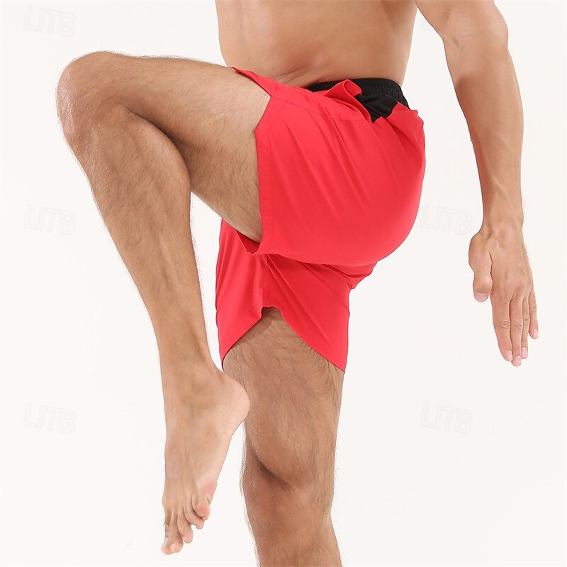 Homens calções atléticos Shorts de moletom Shorts de Corrida Shorts de Academia Bolsos Com Cordão Cintura elástica Tecido Conforto Curto Esportes Diário Para Noite Moda Casual Verde Claro Vermelho de 2025 por $18.99 –P19