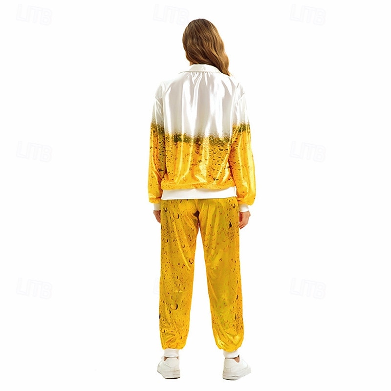 Pivo Legrační kostýmy Na běžné nošení Unisex Dospělé předvečer Všech svatých Karneval Pivo Oktoberfest Jednoduchý karnevalový kostým 2025 - $50.99 –P4