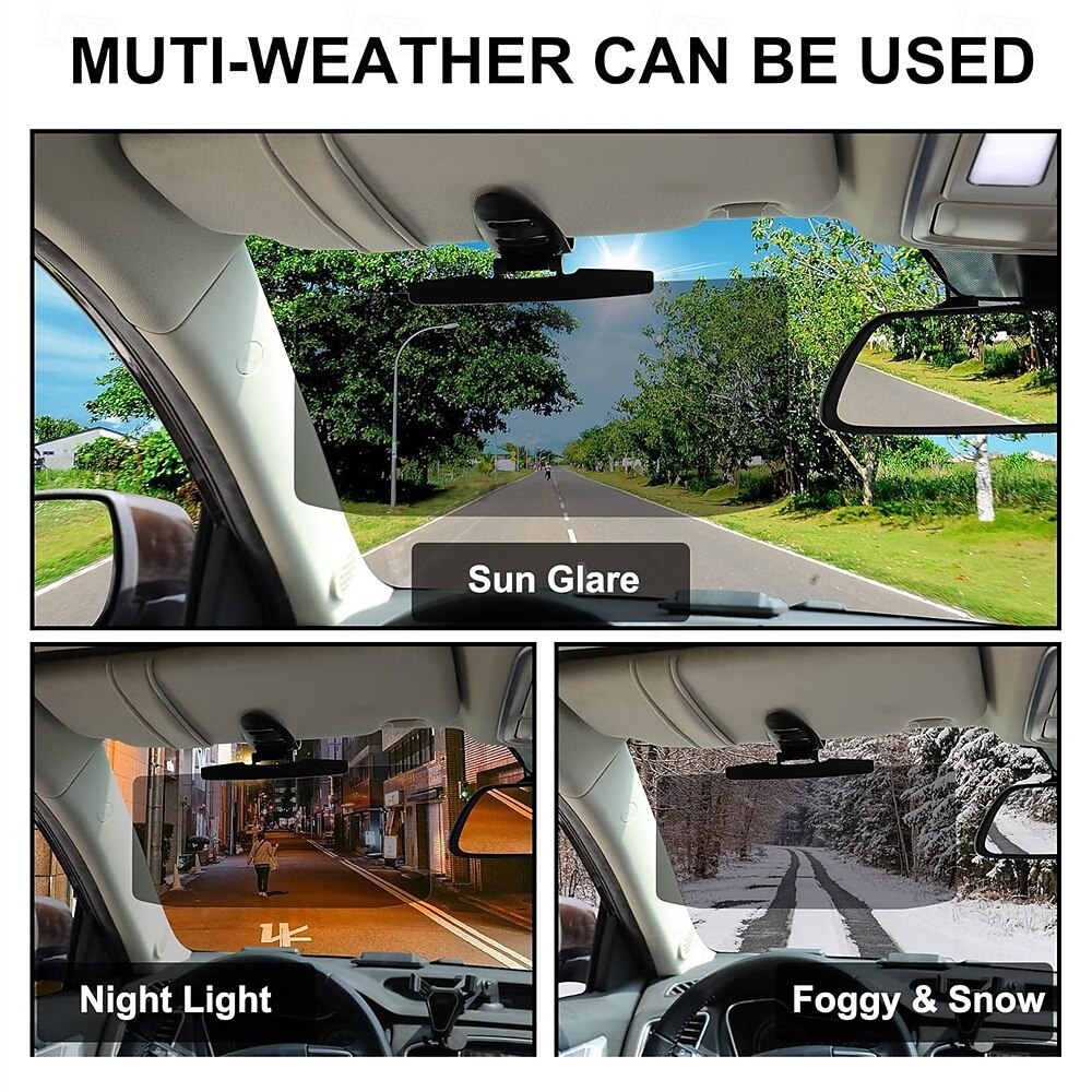 Car Sun Visor Universal Anti-Glare Polarized Car Visor Extension Sun Blocker Protects From Stray Light Snow Blindness And UV Rays 2025 - $33.99 –P3