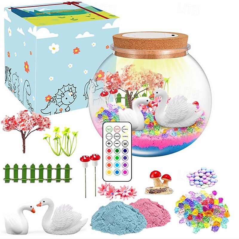 Kit de Terrário de Dinossauro Deluxe DIY para Meninos - Brinquedos Interativos DIY de Dinossauros  Artesanato Material PE Verde - Presente de Aniversário Ideal para Idades de 4 a 12 Presente de Natal de 2026 por $55.99 –P5