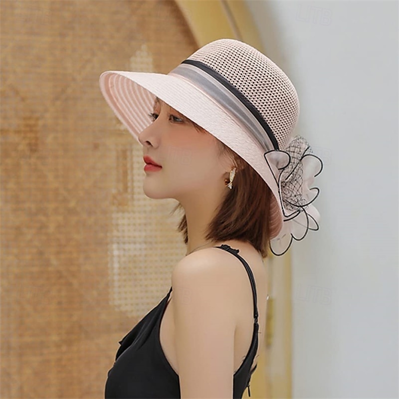 Women Organza Kentucky Derby Hat Fascinators Bucket Bowler Hat for Tea Party Bridal Wedding Church Dress Hat Sun Cap 2026 - $14.99 –P2