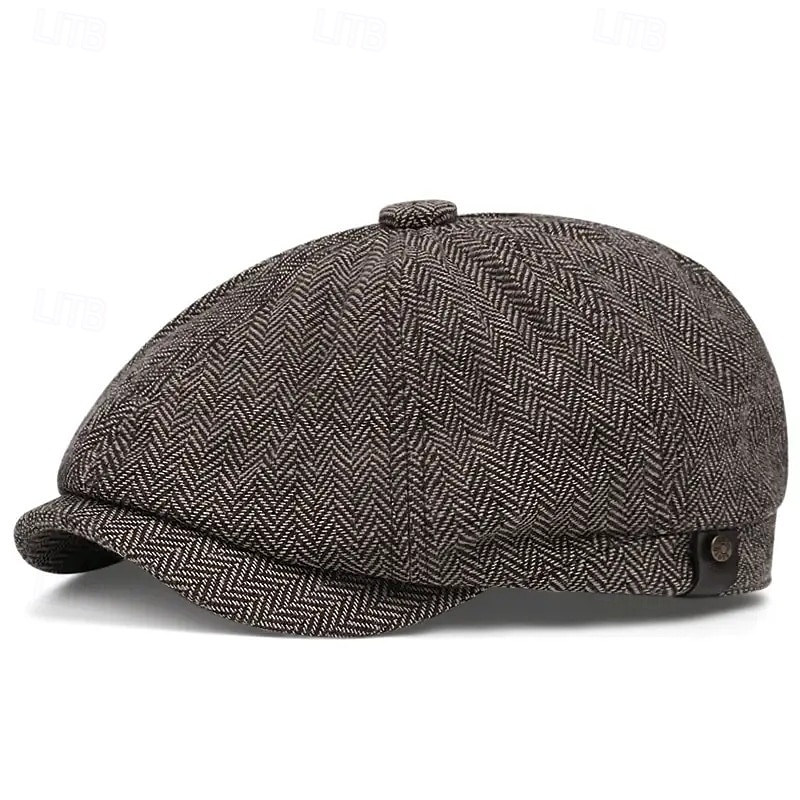 Retro Vintage Roaring 20s 1920s Beret Hat Normal The Great Gatsby Gangster Men's Women's New Year Masquerade New Year Eve Bachelorette Party Festival Adults' Hat All Seasons 2025 - $9.99 –P9