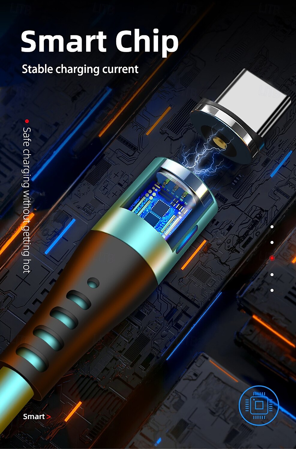 USB C kabel Bleskový kabel Micro USB kabel USB A na Lightning / micro / USB C 2.4 A Nabíjecí kabel Magnetické Tekutý silikagel Pro iPad Samsung Xiaomi Doplňky k mobilu 2025 - $13.99 –P8