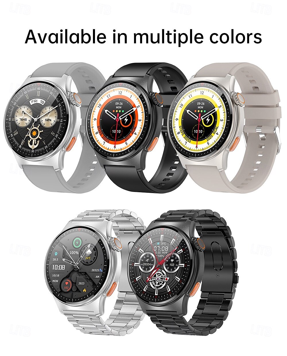 696 QW49 Εξυπνο ρολόι 1.39 inch Έξυπνο ρολόι Bluetooth ΗΚΓ + PPG Βηματόμετρο Υπενθύμιση Κλήσης Συμβατό με Android iOS Γυναικεία Άντρες Κλήσεις Hands-Free Υπενθύμιση Μηνύματος IP 67 Θήκη ρολογιού 47mm 2025 - $48.99 –P19
