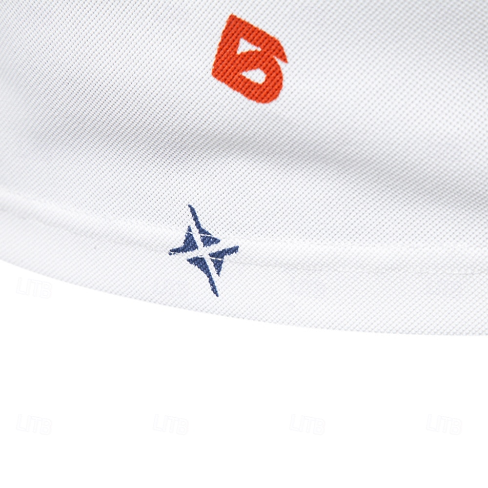 Men's Polo Knit Polo Sweater Formal Work Turndown Short Sleeve Letter & Number Buttons Summer White Green Beige Polo 2026 - $24.99 –P5