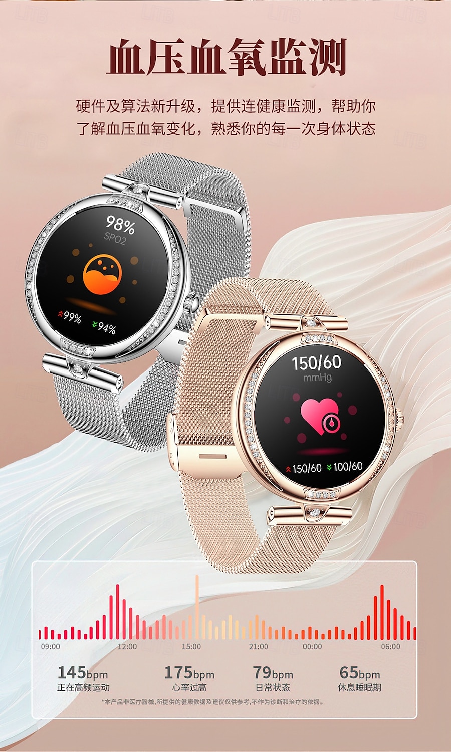 696 NX17PRO Εξυπνο ρολόι 1.75 inch Έξυπνο ρολόι Bluetooth ΗΚΓ + PPG Βηματόμετρο Υπενθύμιση Κλήσης Συμβατό με Android iOS Γυναικεία Άντρες Κλήσεις Hands-Free Υπενθύμιση Μηνύματος IP 67 2025 - $68.99 –P6