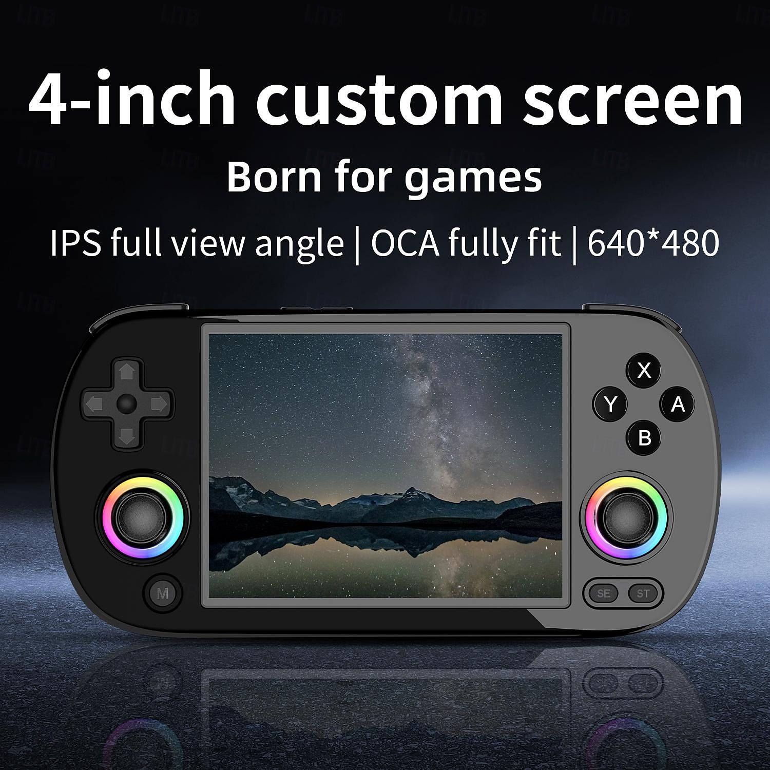 RG40XX H Handheld Game Console 4'' Screen Linux System Joystick RGB Lighting Effect RG40XXH Video Player Trimui Console 2025 - $199.99 –P2