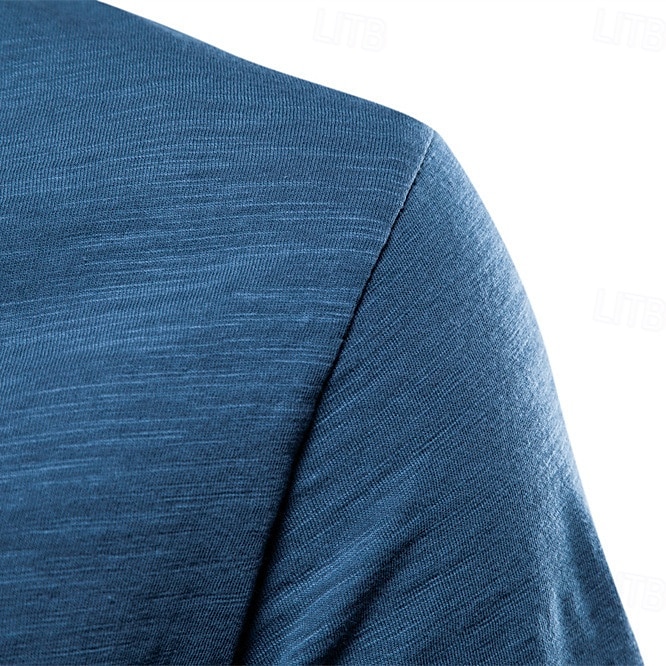 Homens Camiseta T-shirt Camiseta de bambu Manga Curta Gola Redonda Verão Tecido Moda Designer Básico Estilo Clássico Férias Rua Para Noite Preto+ Cáqui Branco+Verde Exército Azul+Caqui Top Tee para de 2025 por $27.99 –P14
