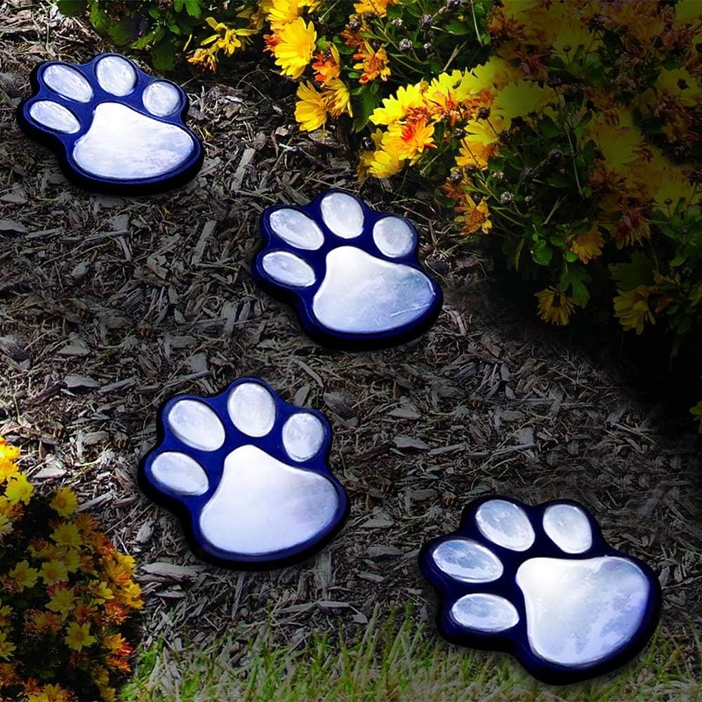 Lámpara solar para exteriores con forma de pata de perro: lámpara de jardín con forma de animal resistente al agua para caminos, pasarelas, patios, césped y decoración de parques 2025 - $22.99 –P2