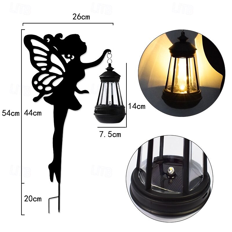 lampes solaires de jardin extérieur – soleil &Lampes solaires à LED en forme de flamme de lune, lampes de pelouse de paysage en fer rétro pour la décoration des allées, des cours et des patios de 2025 ? $31.47 –P1
