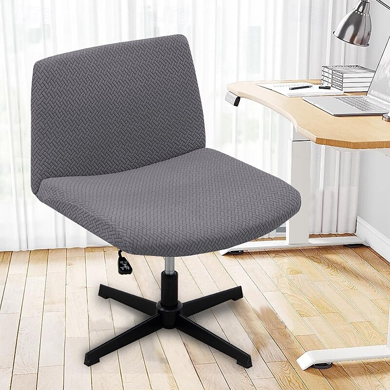 Armless Chair Cover, Cat Scratch Proof Soft Office Desk Chair Slipcovers Washable Work Chair Cover for Office Computer Gaming Chair 2025 - $8.99 –P14