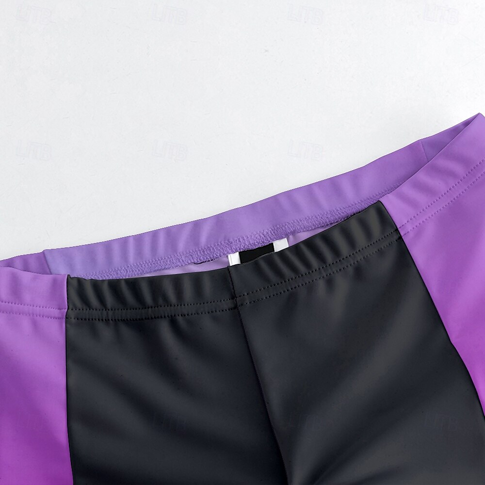 Homme Maillot Velo Cyclisme Manche Courte Cyclisme Tee-shirt Maillot avec 3 poches arrière VTT Vélo tout terrain Respirable Séchage rapide Conception anatomique Mèche Bleu Violet Vert Dégradé Des de 2025 ? $20.79 –P18