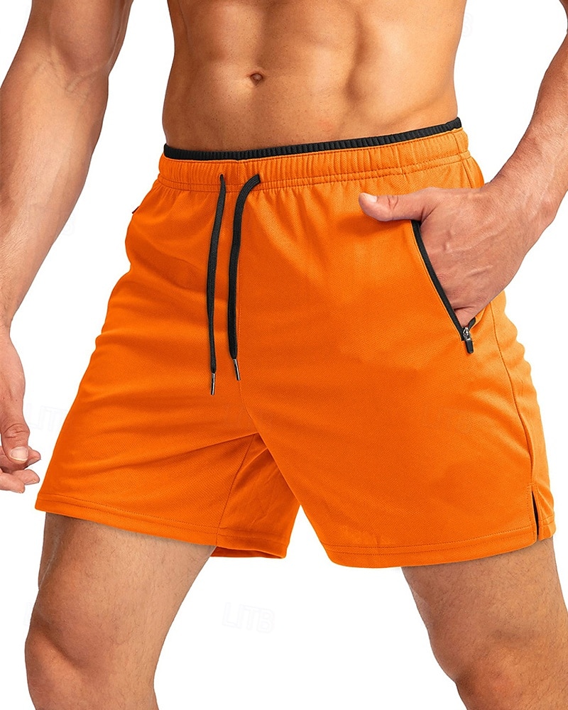 Homme Short actif Shorts de survêtement Shorts Shorts d'été Cordon de serrage Avec Poches Taille Élastique Uni Confort Court Quotidien Sport en Plein Air Sortir Mode Occasionnel bleu marine Kaki de 2026 ? $18.99 –P1