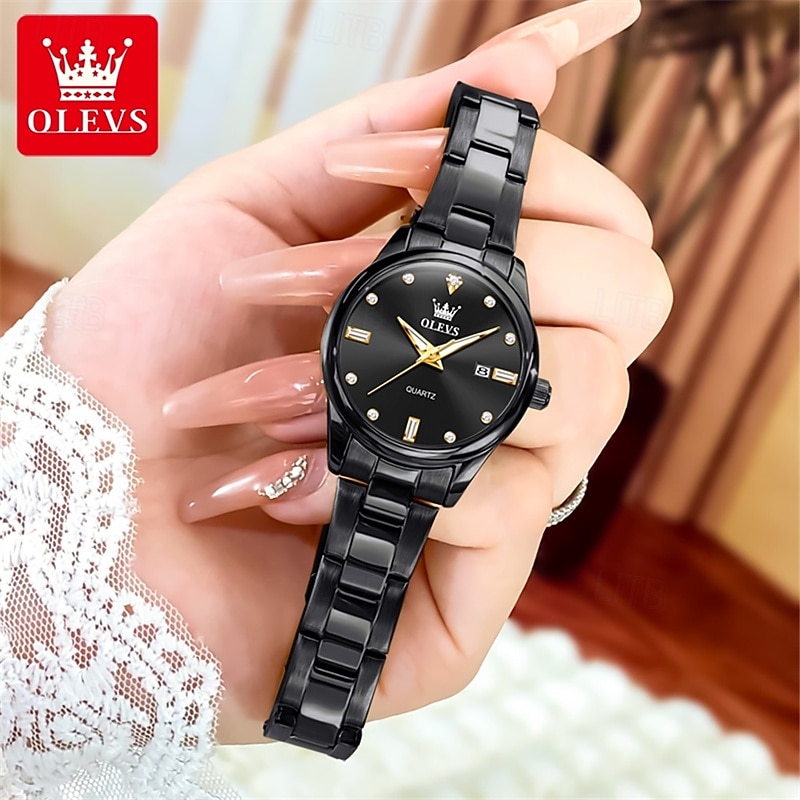 Mother's Day Gift New Olevs Brand Ladies' Business Watch With Night Light Calendar And Day/Night Display Quartz Movement Stylish Water-Resistant Sporty Ladies' Wristwatch. 2026 - $33.99 –P14