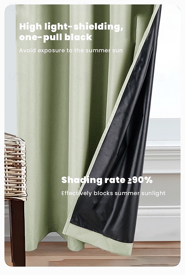 Водонепроницаемые уличные шторы для обеспечения приватности раздвижные черные шторы для веранды деревенские шторы для перголы с люверсами для беседки балкона крыльца вечеринки отеля 1 панель 2025 - $39.99 –P1