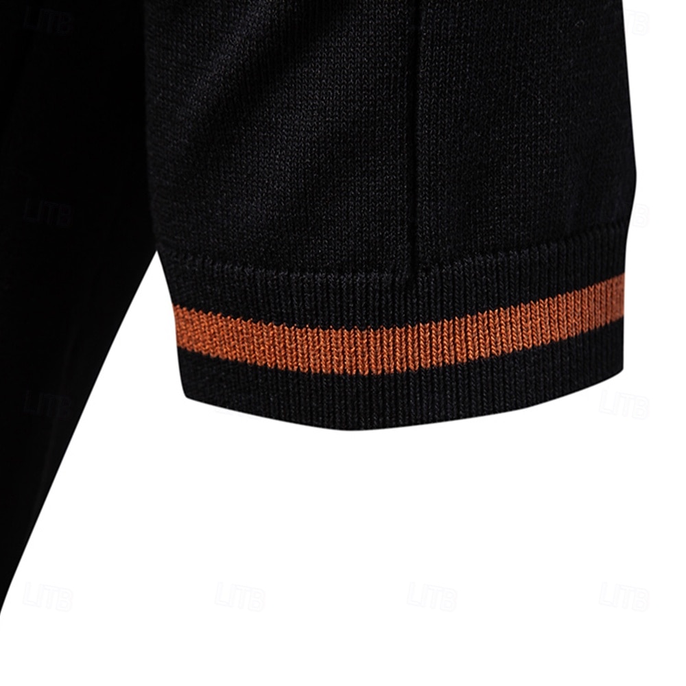 Miesten Polo Neulo poolo Muodollinen Työ Sänkyjen avaus Neljänneksen postinumero Lyhythihainen Yhtenäinen väri Sulkea jnk vetoketju Kevät Tumman harmaa Musta Valkoinen Laivaston sininen Khaki Harmaa 2025 - $27.99 –P11