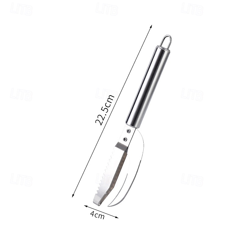 1 pz/3 pz sgusciatore per gamberi in acciaio inox &squamatore per pesci - strumento 2 in 1 per la pulizia dei frutti di mare all'aperto per barbecue del 2025 a $3.49 –P7