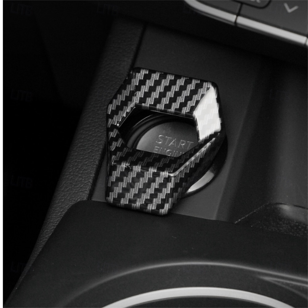 Carbon Fiber Car Engine Start Stop Switch Button Cover Ignition Anti-scratch Protection Decorative Car Auto Accessories Interior Car-Styling 2025 - $11.99 –P1