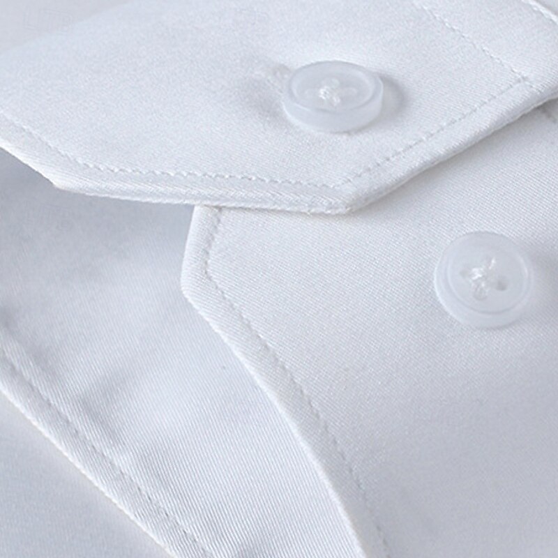 Homme Chemise Chemise boutonnée Couleur unie Mariage Soirée Noir Blanche Jaune Vert Claire manche longue Revers Printemps Automne Vêtement Tenue Poche de 2025 ? $29.99 –P14