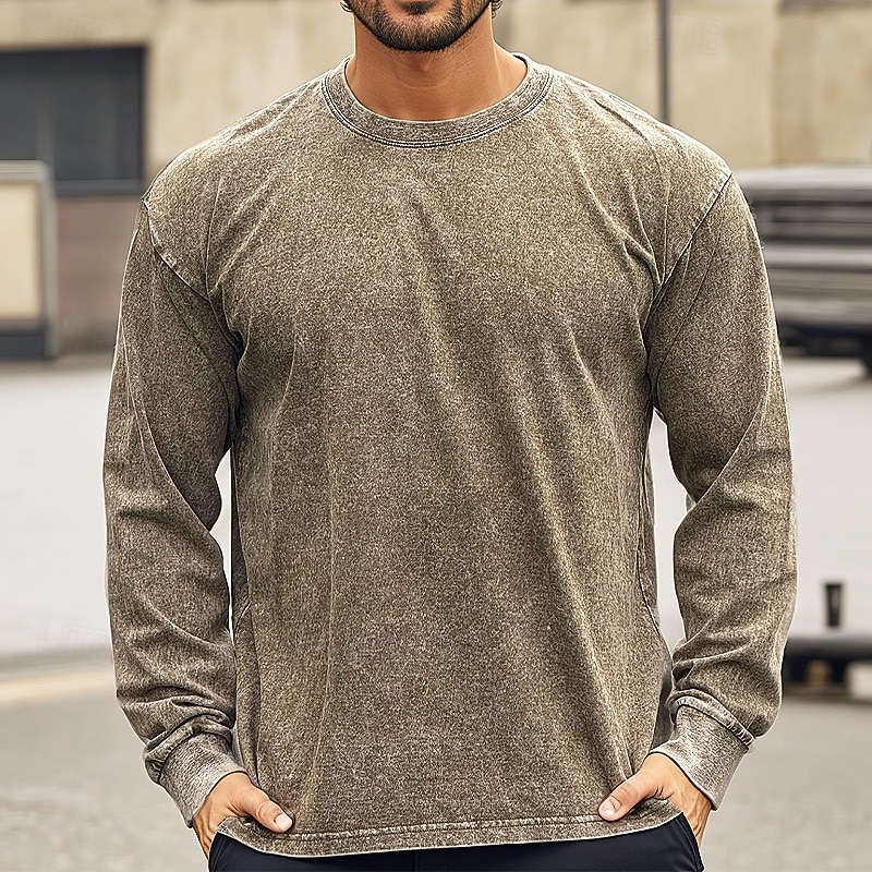 Hombre Camiseta sin mangas Camisa de gimnasia Camisas de entrenamiento Camisas atléticas Cuello Barco Manga Larga Diario Exterior Gimnasia Absorbe el sudor Transpirable Desteñido Color sólido Negro 2026 - $30.99 –P2