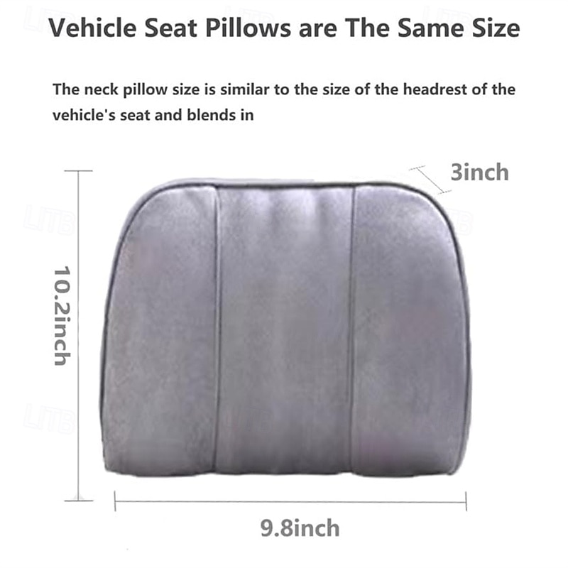 2026年 ユニバーサルカーネックヘッドレスト枕 超ソフト調節可能枕 カーシートヘッドサポートネックカーアクセサリー 1個  コレクション – $25.99 –P5