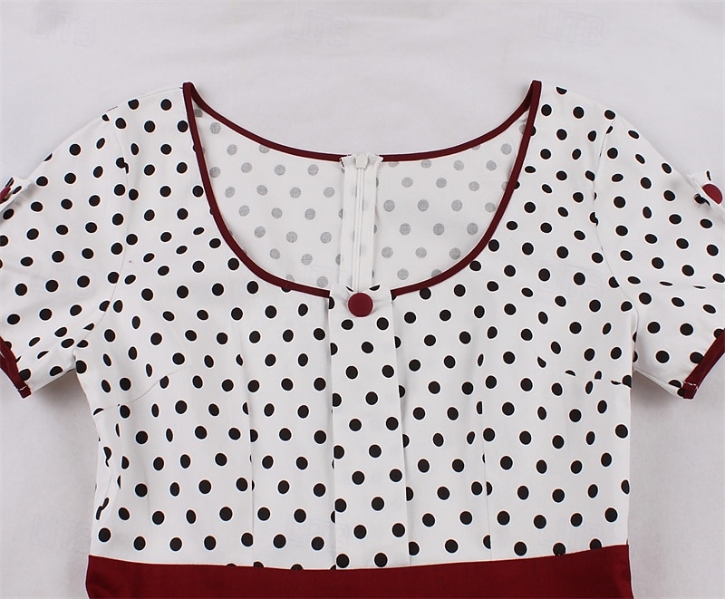 Retro Vintage 1950s Dress Swing Dress Polka Dot Women's Carnival Masquerade Daily Wear Bachelorette Party Adults' Dress Homecoming Dresses 2025 - $34.99 –P3