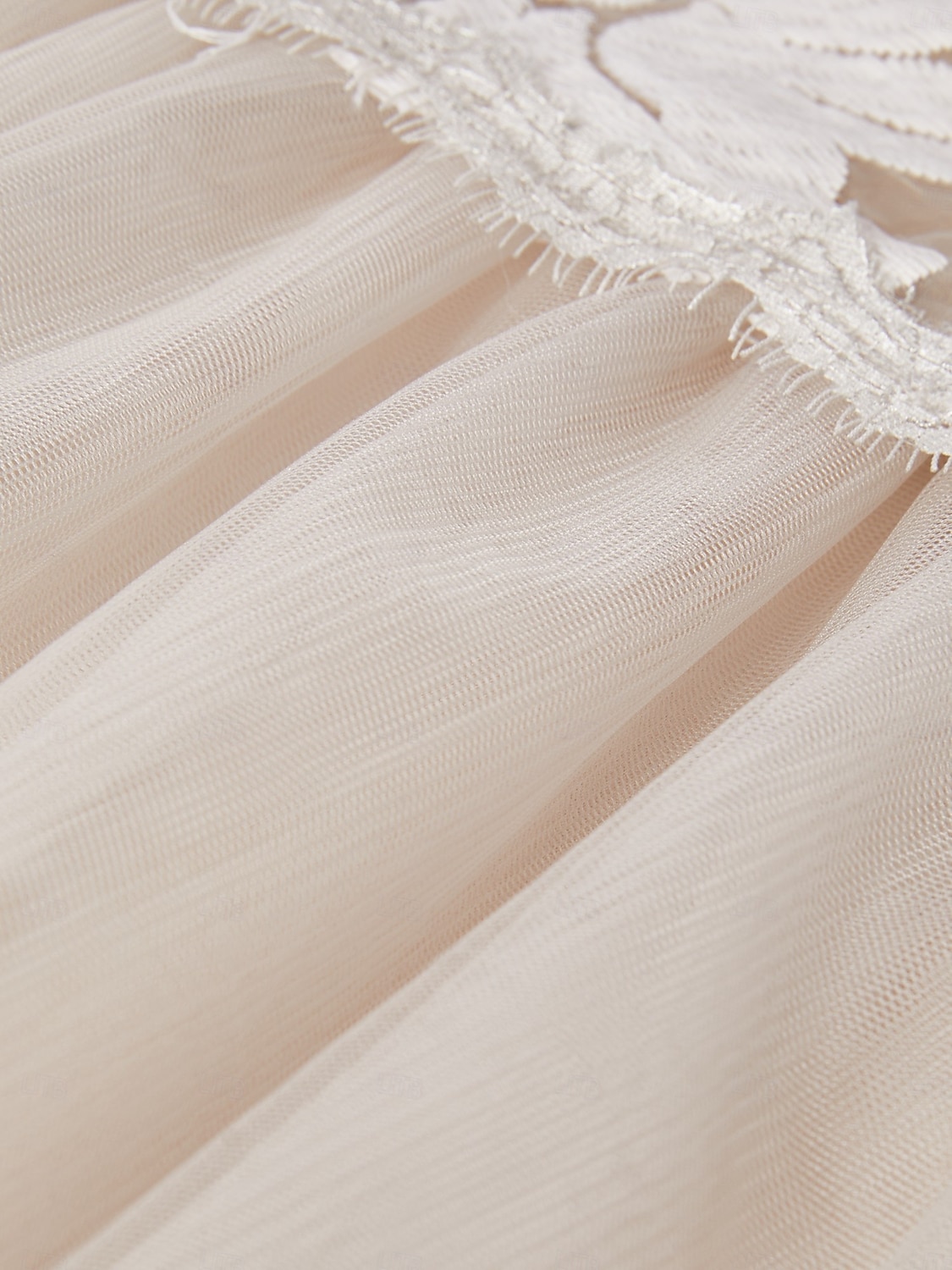 Robe A-Line Maman de la Mariée Robe Invitée de Mariage Élégante Col Crew Transparent Longueur Genou Chiffon Dentelle Tulle Manches 3/4 avec Plis Appliqués Robe Midi de 2025 ? GBP £119.28 –P8