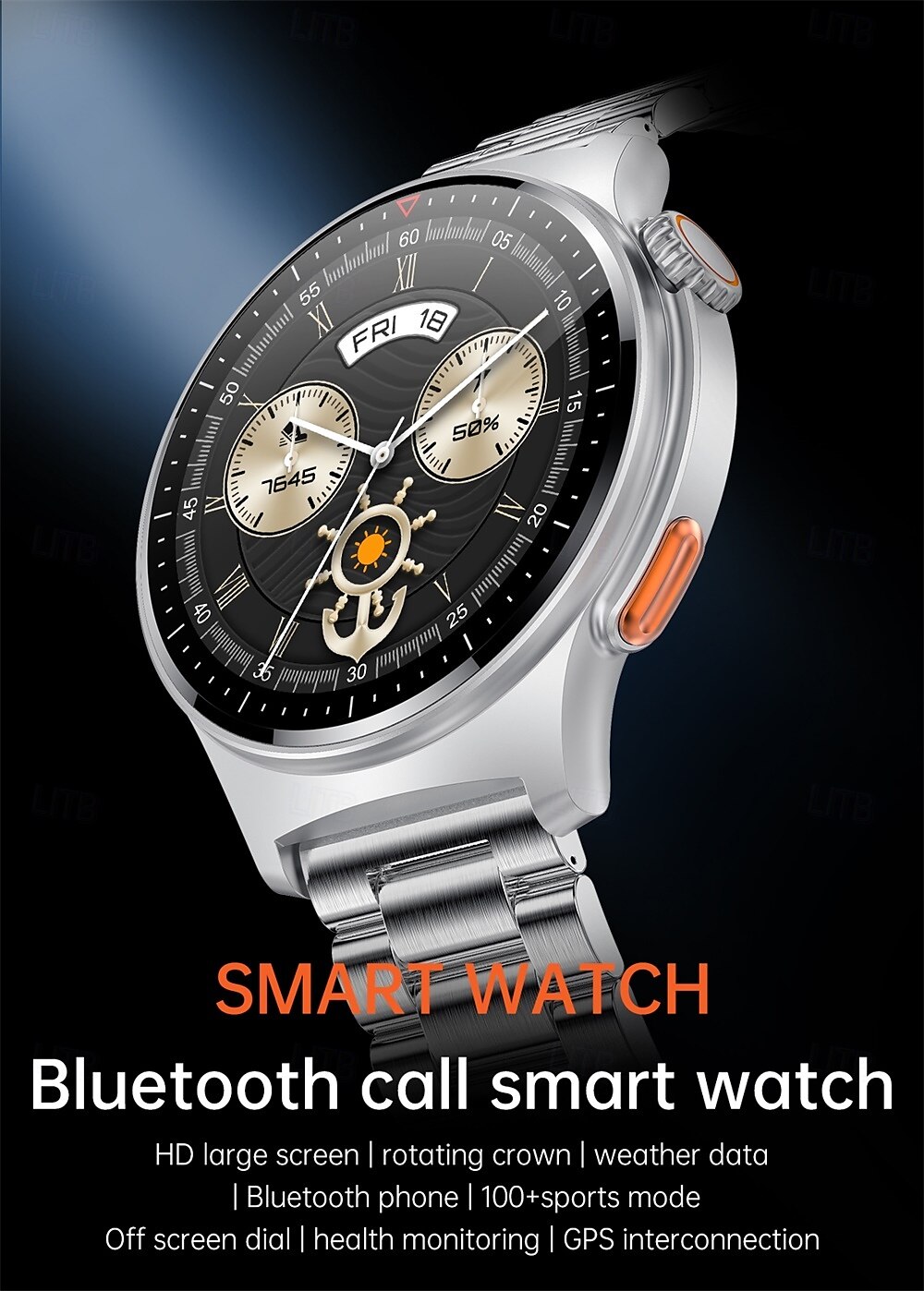 696 QW49 Εξυπνο ρολόι 1.39 inch Έξυπνο ρολόι Bluetooth ΗΚΓ + PPG Βηματόμετρο Υπενθύμιση Κλήσης Συμβατό με Android iOS Γυναικεία Άντρες Κλήσεις Hands-Free Υπενθύμιση Μηνύματος IP 67 Θήκη ρολογιού 47mm 2025 - $48.99 –P1