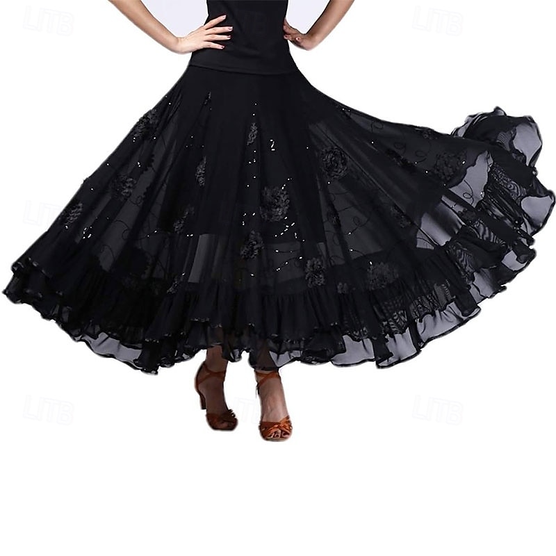 elegante ballroom dans latijns feest lange rok wedstrijd jurk 2025 - $35.99 –P9