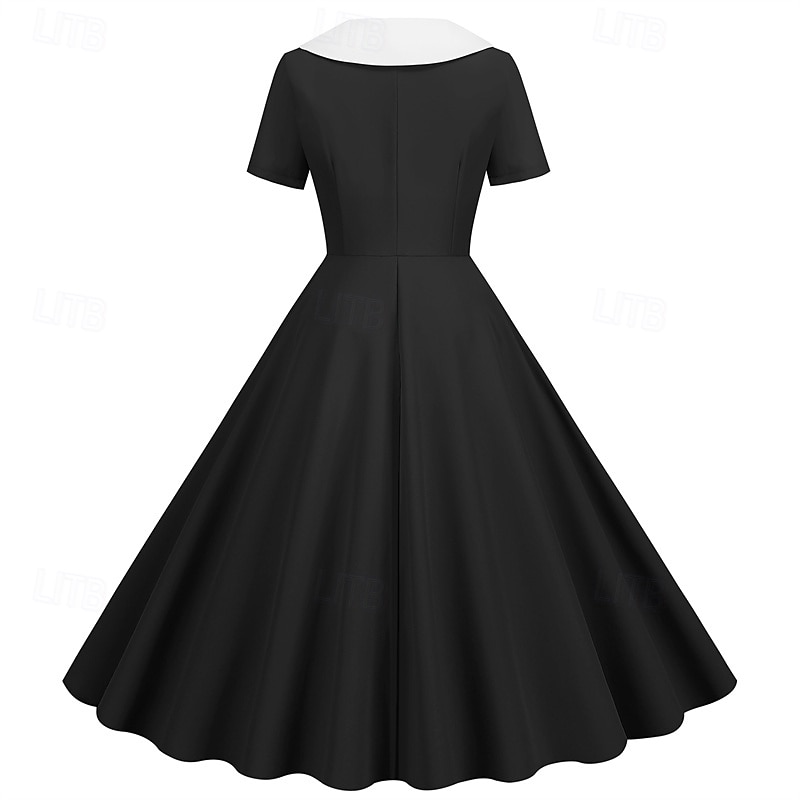 Retro Vintage 1950s Dress Swing Dress Women's Carnival Masquerade Daily Wear Bachelorette Party Adults' Dress Homecoming Dresses 2025 - $25.99 –P6