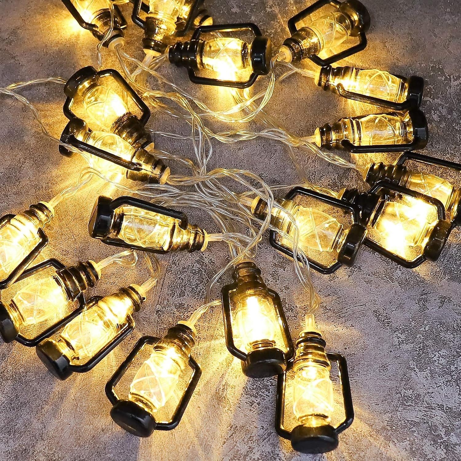20/40 led retro světelný řetěz světla do ložnice ložnice zahradní festival domácí interiérový ramadánový festival dekorace mini petrolejový řetěz (teplé světlo) 2025 - $10.99 –P8