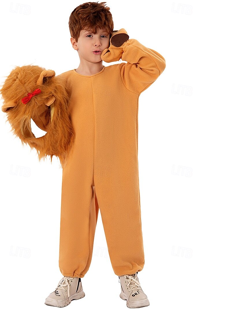 Lev Cosplay kostým Úbory Legrační kostýmy Dětské Chlapecké Dívčí cosplay Výkon Párty předvečer Všech svatých Karneval Mardi Gras Jednoduchý karnevalový kostým 2025 - $40.99 –P6