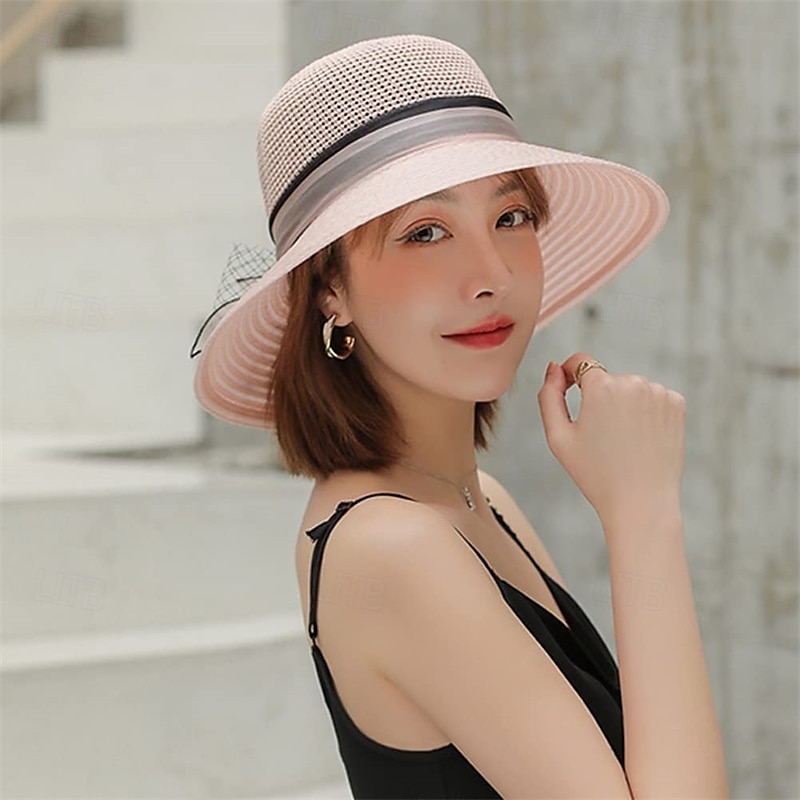 Women Organza Kentucky Derby Hat Fascinators Bucket Bowler Hat for Tea Party Bridal Wedding Church Dress Hat Sun Cap 2026 - $14.99 –P3