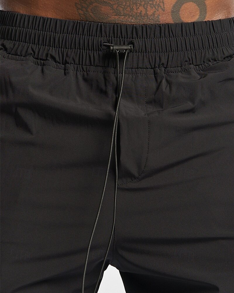 Homens Bermuda Cargo Calção Com Cordão Cintura elástica Bolso Com Zíper Tecido Secagem Rápida Vestível Curto Ao ar livre Diário Acampar e Caminhar Moda Clássico Preto Amarelo de 2025 por $22.99 –P5