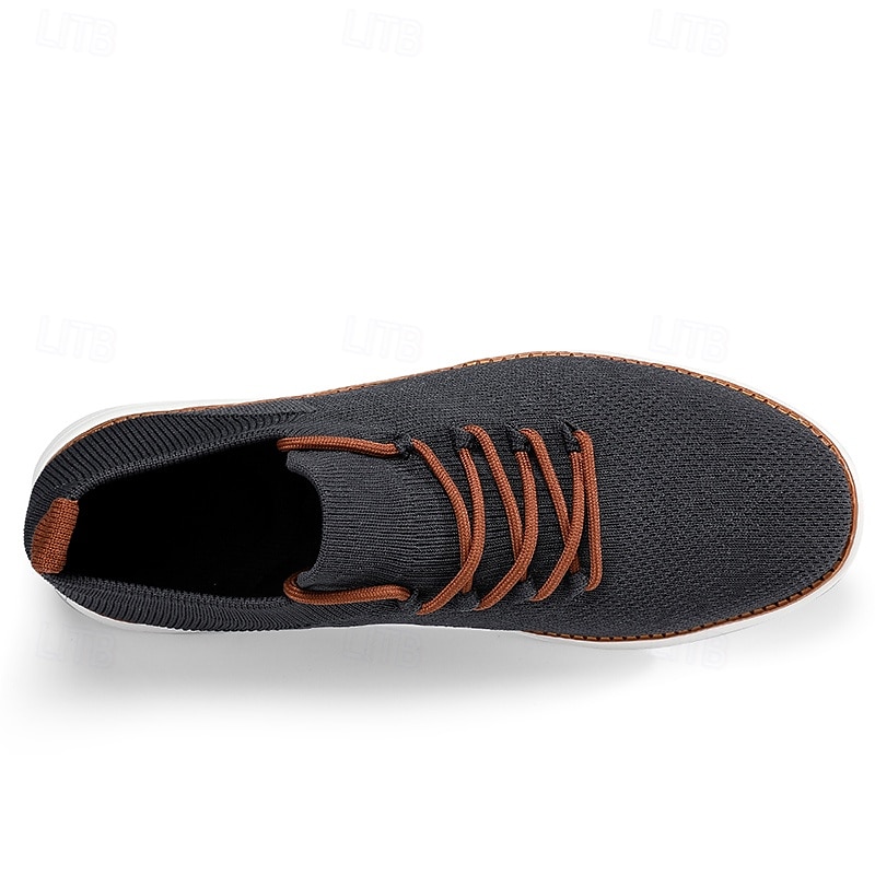 marineblaue Strick-Sneaker für Herren mit Schnürung und gepolsterter Sohle für bequemes Tragen im Alltag 2025 - $34.99 –P11
