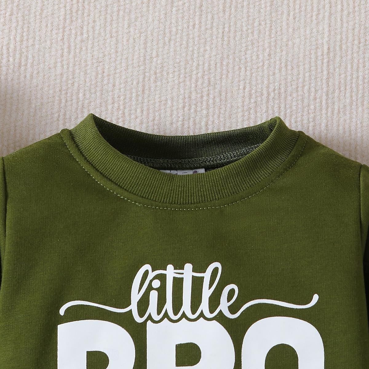 Garçon 3D Couleur unie Lettre Ensemble sweat à capuche et pantalon de survêtement manche longue Autres imprimés Printemps Automne Mode Décontractées Bébé 1-5 ans Col Ras du Cou Extérieur Vacances de 2025 ? $22.99 –P1