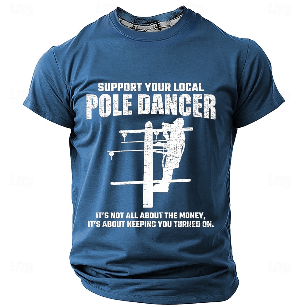 Męskie Śmieszne Podkoszulek Krótki rękaw Podkoszulek Druk 3D Półgolf Koszula Moda Codzienny Ulica Codzienny Czarny Niebieski Zielony Lato Wiosna Odzież S M L XL XXL XXXL 2025 - $17.99 –P1