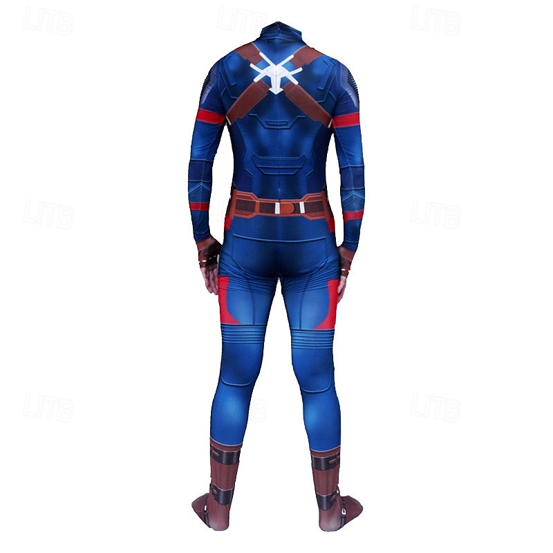 Superhero Zentai Suits Costume Bodysuits Carnival Costume Cosplay for Boys' Kid's Adults' Halloween Carnival Party Performance Bachelorette Party 2026 - $38.99 –P5