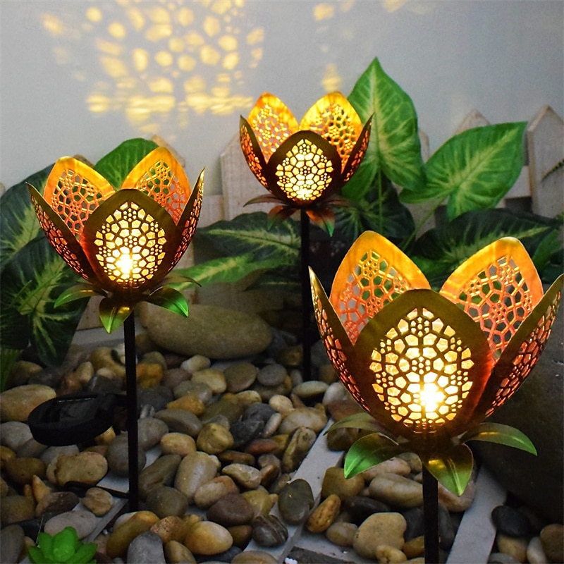 lampes solaires de jardin extérieur – soleil &Lampes solaires à LED en forme de flamme de lune, lampes de pelouse de paysage en fer rétro pour la décoration des allées, des cours et des patios de 2025 ? $31.47 –P10