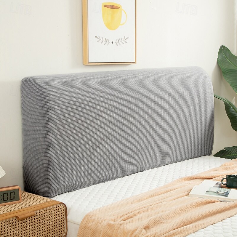Elastic Double Bed Headboard Cover Corn Velvet for Bed Room Hotel Protection Dust Bedhead Cover 2025 - $19.99 –P10