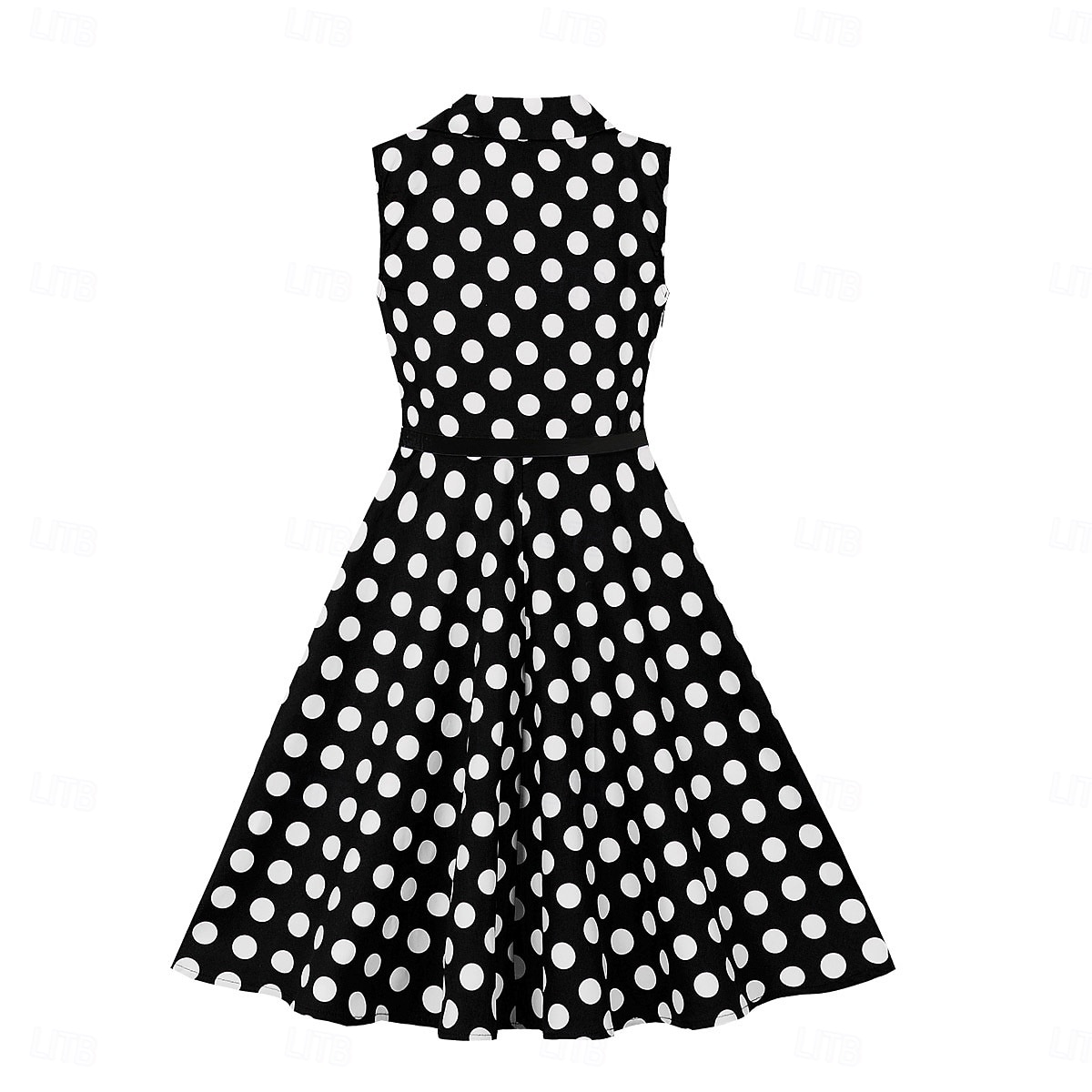 Retro 50. léta Rockabilly Šaty Houpací šaty Puntíky Maškarní kostým Dívčí Karneval Plesová maškaráda Denní nošení loučení se svobodou nevěsty Dětské Šaty Šaty pro návrat domů 2025 - $35.99 –P2