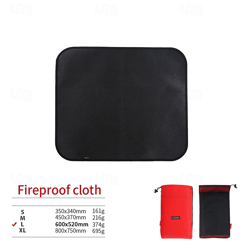 1pc camping extérieur silicone ignifuge tissu durable résistant à la chaleur imperméable tapis ignifuge pour barbecue grill camping cuisinière sécurité extérieur cuisson protection idéal pour foyers de 2025 ? $19.49 –P6