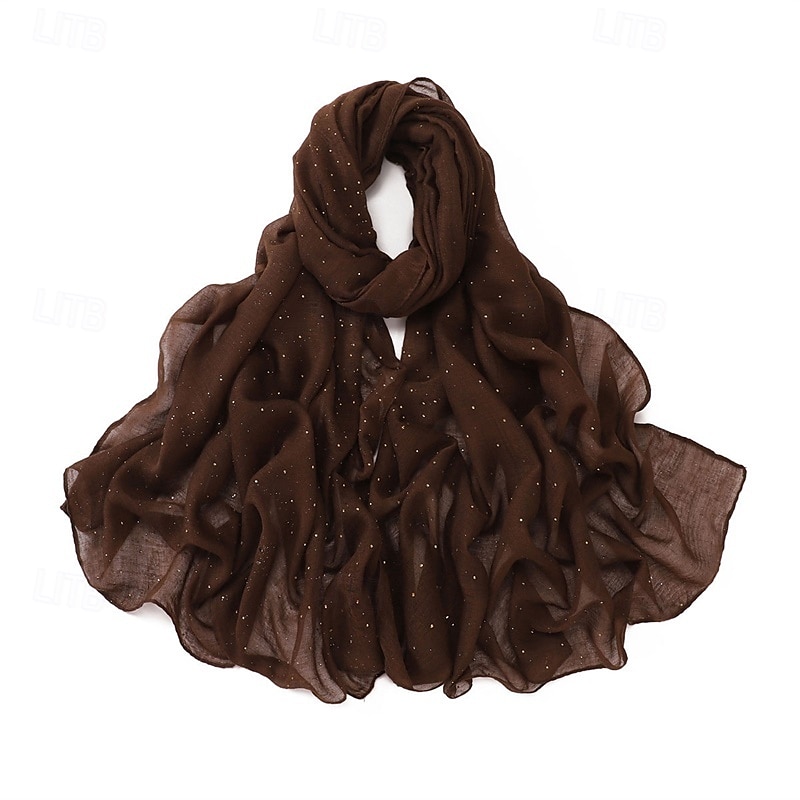 mode simple bali gaze ciel étoilé forage chaud longue écharpe respirante douce femme foulard écharpe cape extérieur de 2025 ? $21.99 –P13