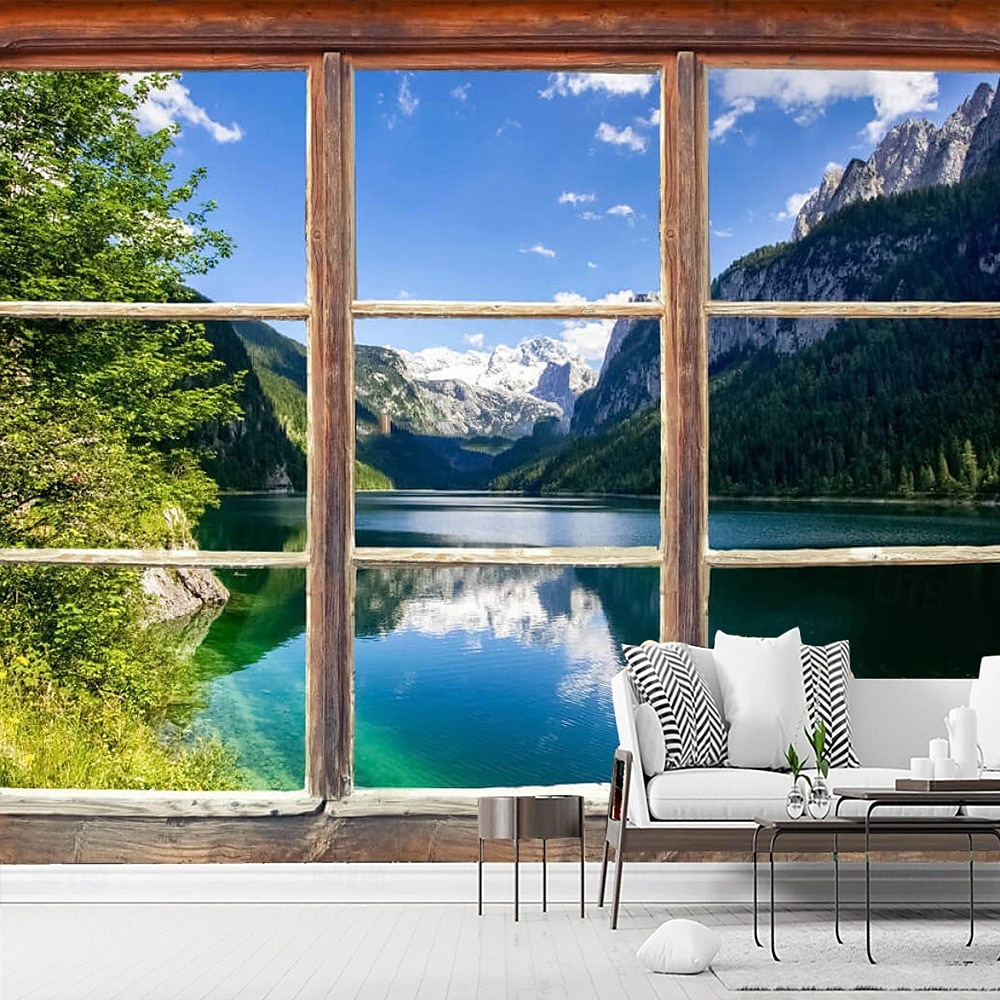 Landscape Wine Cave 3D Wallpaper Home Decoration Wall Mural Roll Peel and Stick Removable PVC/Vinyl Material Self Adhesive/Adhesive Required Wall Decor for Living Room 2025 - $12.99 –P14
