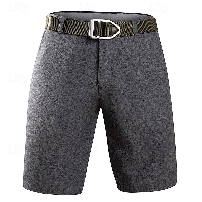 Per uomo Pantaloncini Pantaloncini eleganti Tasche Gamba dritta Liscio Comfort Senza ferro Lunghezza del ginocchio Ufficio Attività commerciale Giornaliero Di tendenza Streetwear Grigio fumo Nero del 2025 a $17.99 –P8
