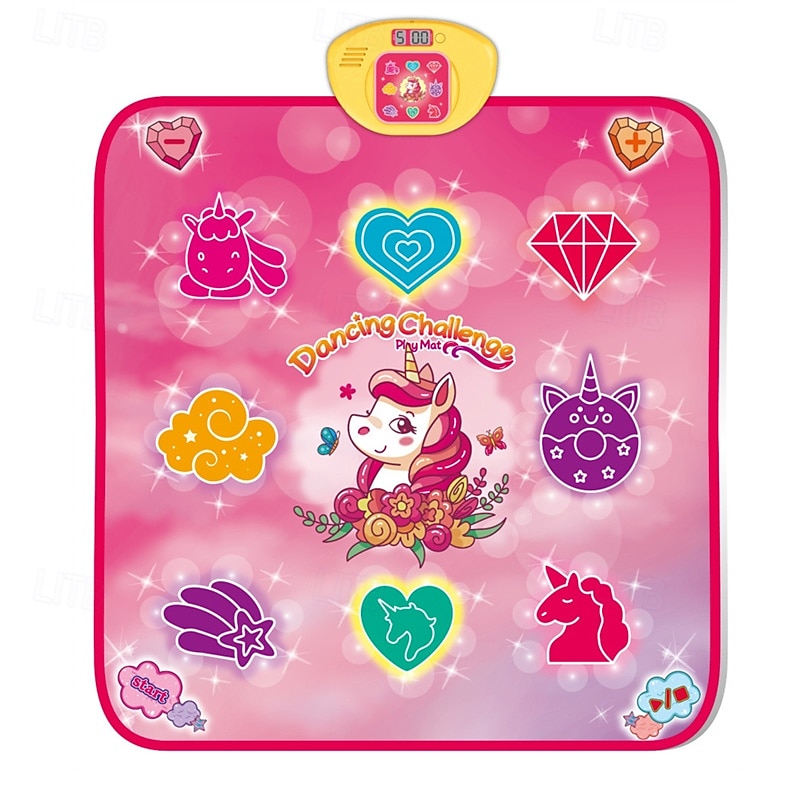 Dance Mat - 9 Keys Light Up Electronic Dance Mat Dolls Princess Girl Toys Kids Musical Mat Dance Floor Mat Birthday Gift For 3 5 7 9 10 Years Old And Up Girls Christmas Gift 2026 - $54.99 –P3