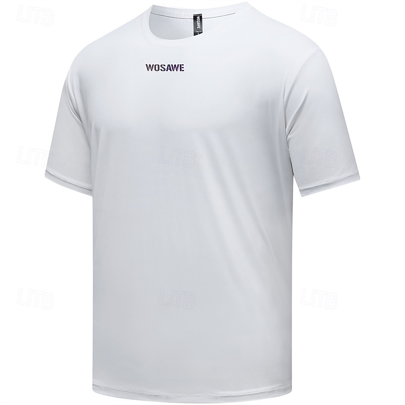 Męskie Damskie Koszulka rowerowa Litery i cyfry Krótki rękaw Rower Tee Tshirt Dżersej Top z 3 tylnymi kieszeniami Kolarstwo górskie Szybkie wysychanie Oddychający Sport Czarny Biały Zielony Odzież 2025 - $50.99 –P14