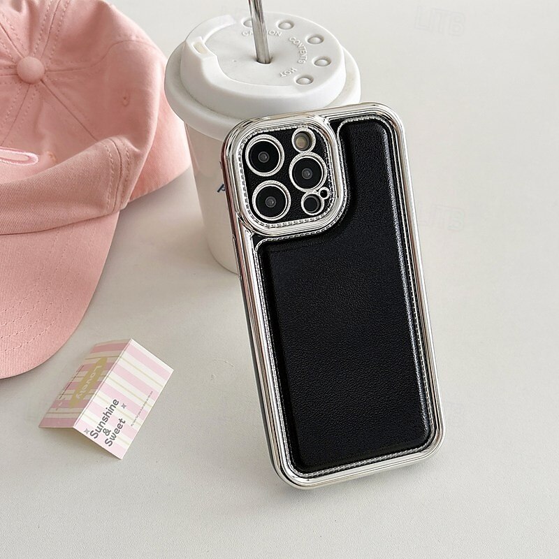 τηλέφωνο tok Για iPhone 16 Pro Max Plus iPhone 15 Pro Max Plus iPhone 14 13 12 11 Pro Max Plus Mini Πίσω Κάλυμμα Ανθεκτική σε πτώσεις Ρετρό TPU Επιμετάλλωση 2025 - $13.99 –P11